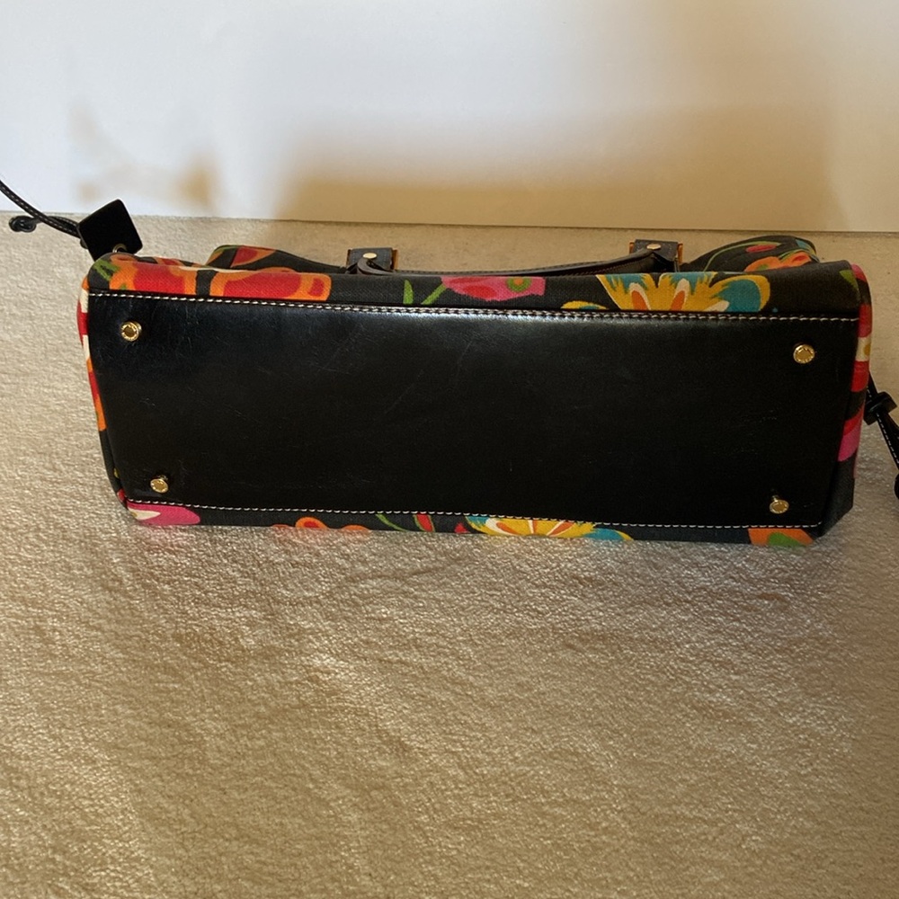 Kate Spade Floral Canvas Tote, Great Vintage Condition - Picture 8 of 12